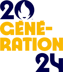 Logo Génération 2024 en jaune plus grand
