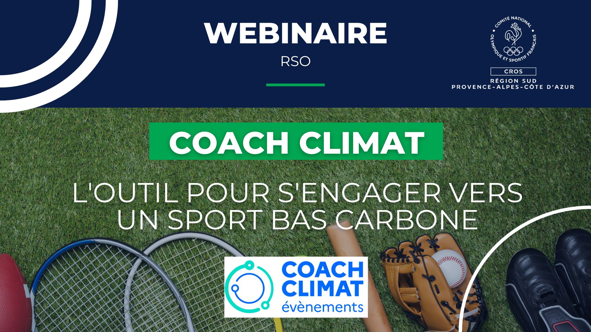 Webinaire RSO ⎮ Coach Climat, l'outil pour s'engager vers un sport bas carbone