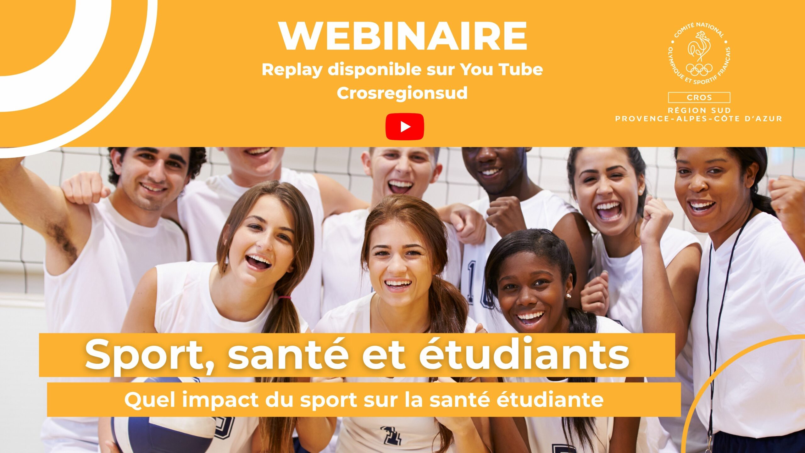 Webinaire Sport, Santé et Etudiants 